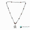 TCC™ Natural Vaijanti Bead & Tiger Eye With Stainless Steel Mata Rani Pendant